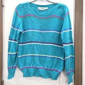 The Eagles Eye Vintage 🦩 Striped Crew Neck Sweater